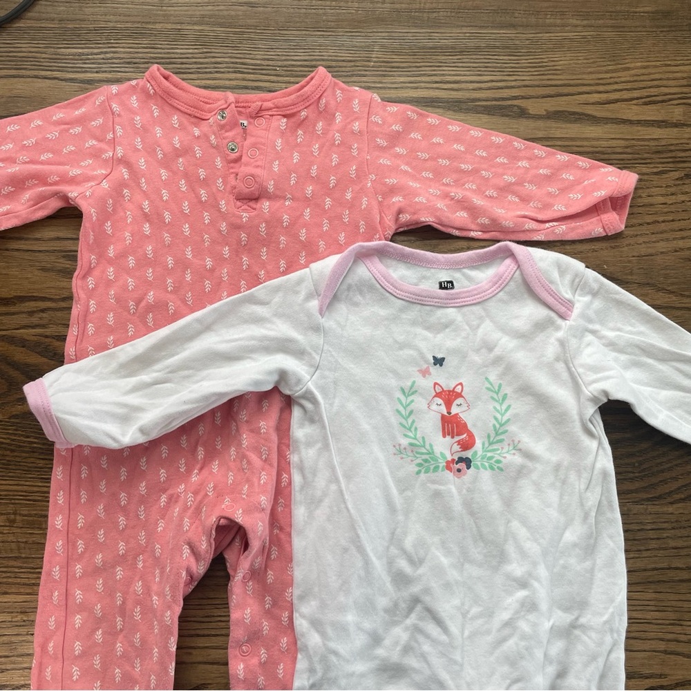 BUNDLE/LOT: baby girl rompers